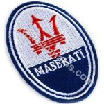 Maserati Embroidery Patch Emblem 9x6.5 cm