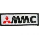 Mitsubishi MMC Logo Embroidery Patch Emblem 10x3 cm
