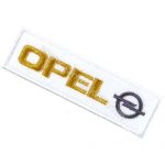Opel Embroidery Patch Emblem Logo Gold 12x3 cm