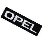 Opel Embroidery Patch Emblem Logo Text Black 8x2.5 cm