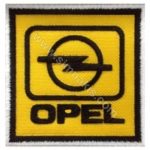 Opel Embroidery Patch Logo Yellow 8x7.5 cm