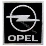 Opel Embroidery Patch Logo Black 6.5x6 cm