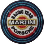 Porsche Martini Embroidery Patch Logo 8x8 cm