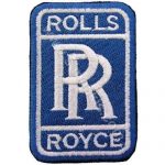 Rolls Royce Embroidery Patch Logo 9x6 cm