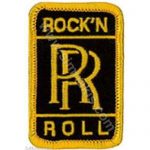 Rolls Royce 4x4 Embroidery Patch Logo 9x6 cm