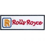 Rolls Royce Embroidery Patch Logo 12x4 cm