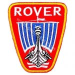 Rover Embroidery Patch Logo Red 9x7.5 cm