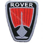Rover 4x4 Embroidery Patch Logo Black 9x7.5 cm