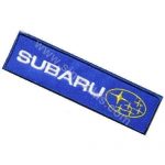 Subaru Text Logo Embroidery Patch Badge 12.5x3 cm