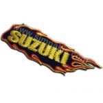 Suzuki Logo Embroidery Patch Badge Text 12x3.5 cm