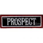Motorcycle Personnel Name Tag Prospect Embroidery 9x3 cm
