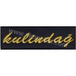 Kulindağ Black Gold Embroidery Patch 4x13 cm