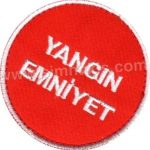 Nomex Petkim Personnel Name Tag Role Fire Safety Embroidery 7x7 cm