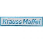 Personnel Name Tag Krauss Maffei Embroidery 10.5x2.5 cm