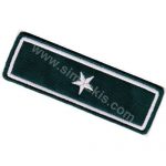 Name Tag Star Embroidery Patch 9x3 cm