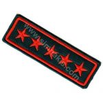 Name Tag Star Embroidery Patch 9x3 cm