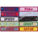 Personnel Name Tag Embroidery 9x2.5 cm