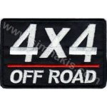 Off-Road 4x4 Logo Embroidery Patch Badge 9x6 cm