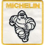 Michelin Logo Embroidery Patch Badge 8x8 cm