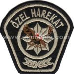 TRNC Special Operations Police Badge Embroidery Patch - 7x7 cm