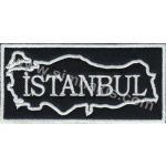 Turkey Map with City Name Patch 9x4.5 cm
