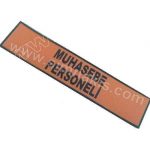 Accounting Personnel Embroidered Arm Sleeve Patch with Velcro - 40x10 cm