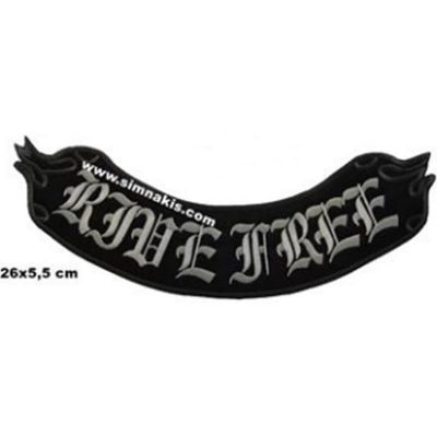 Live Free Ride Free Embroidery Patch Set 35x45 cm - Görsel 5