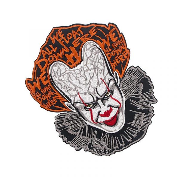Joker Clown Embroidery Patch - 15x20 cm - Görsel 2