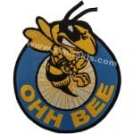 121 Squadron "Ohh Bee" Embroidery Patch 9x9 cm