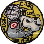 "222 Filo C-130 Patch - Always Everywhere Embroidered Badge (9 cm)