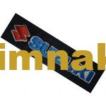 Suzuki Text Logo Embroidery Patch Badge 13x3.5 cm