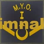 Myo Military School Student M.Y.O. Rank Embroidered Patch - Gold Yellow Embroidery, 1 Pair