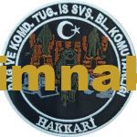 Mountain and Commando Brigade Command Embroidery Patch 9x9 cm