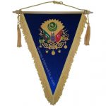 Ottoman Empire Coat of Arms Embroidery Flag Patch 35x45 cm