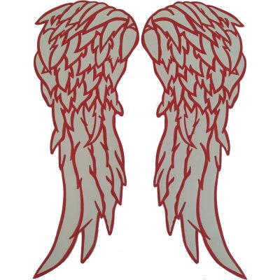 Angel Wings Embroidered Patch - 1 Pair of Wings, 36x43 cm (1 item with reflective fabric) - Image 4
