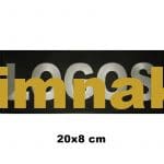 Name Tag Embroidery Patch - 20x8 cm