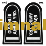 Special Security Assistant Supervisor Epaulet Embroidery Patch - 1st Pair - 12x6 cm