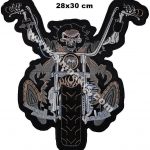 Motorcycle Jacket Embroidery Patch - 28x30 cm