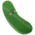 Vegetable Logo Embroidered Patch 10x3.5 cm