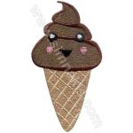 Ice Cream Company Embroidered Patch 10x5.5 cm