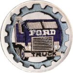 Ford Truck Embroidered Patch 9x9 cm