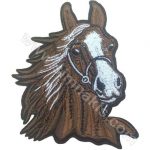 Equestrian Rider Horse Farm Embroidered Patch 8x10 cm
