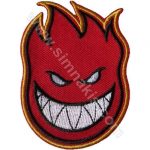 Flame Embroidered Patch 9x6.5 cm