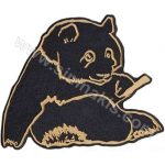 Bear Embroidered Patch 11x9 cm