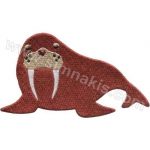 Seal Fish Embroidered Patch 10x5.5 cm
