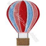 Hot Air Balloon Embroidered Patch 10x7.5 cm