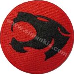 Jackal Logo Embroidered Patch 7x7 cm