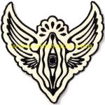 Character Logo Embroidered Patch 9x9 cm