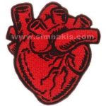 Heart Doctor Embroidered Patch 7x6 cm