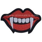 Lips Embroidered Patch 8x5 cm